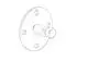 DORNBRACHT-Halter-ERSATZTEILE-093011041-D-45-x-25-mm-09301104190 gallery number 1